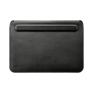 MacBook 13.6" Leather Sleeve with Stand - Eleve (Black)