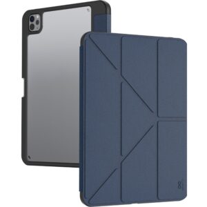 iPad Pro 13" (2024) Case with Tri-Fold Stand - Smart Rap (Navy Blue)